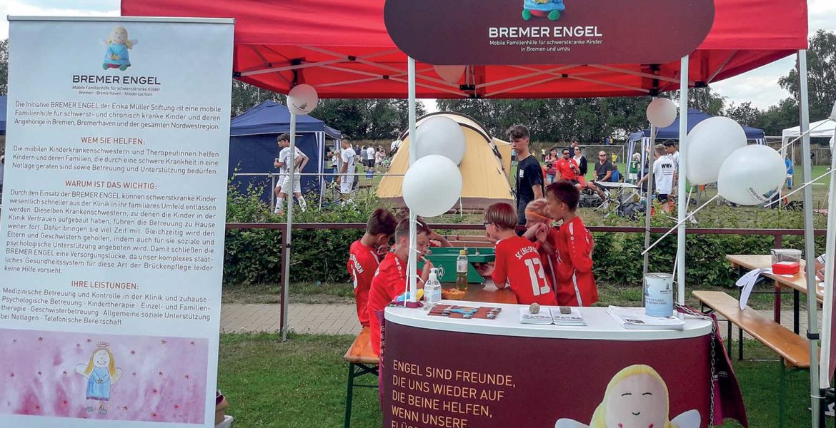 Ein Stand der Bremer Engel